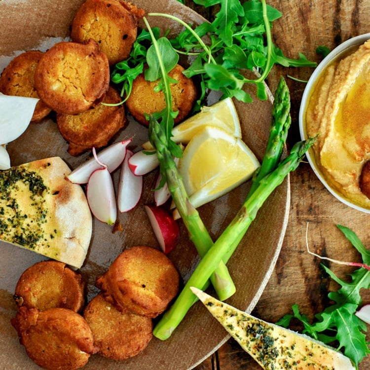 Tapas med falafel og hummus fra Grønne Folk