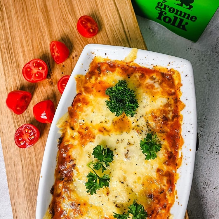 Lynrask lasagne bolognese fra Grønne Folk